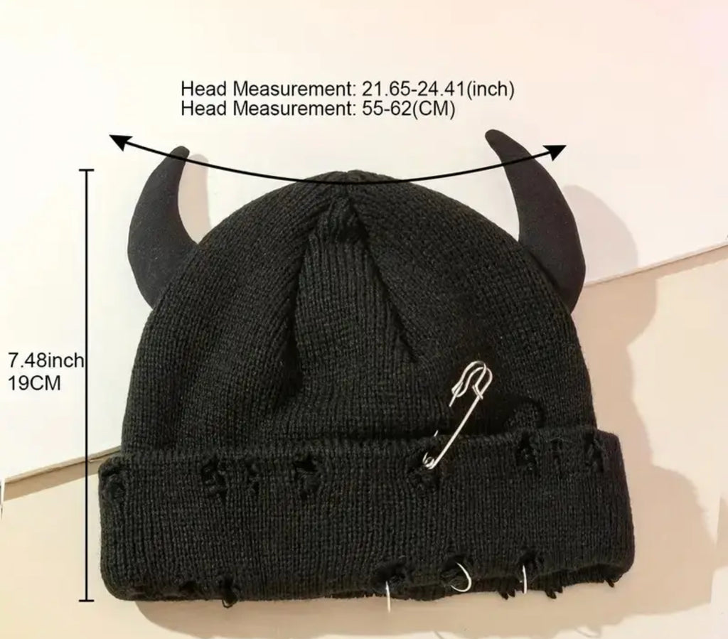 Devil Horn Beanie