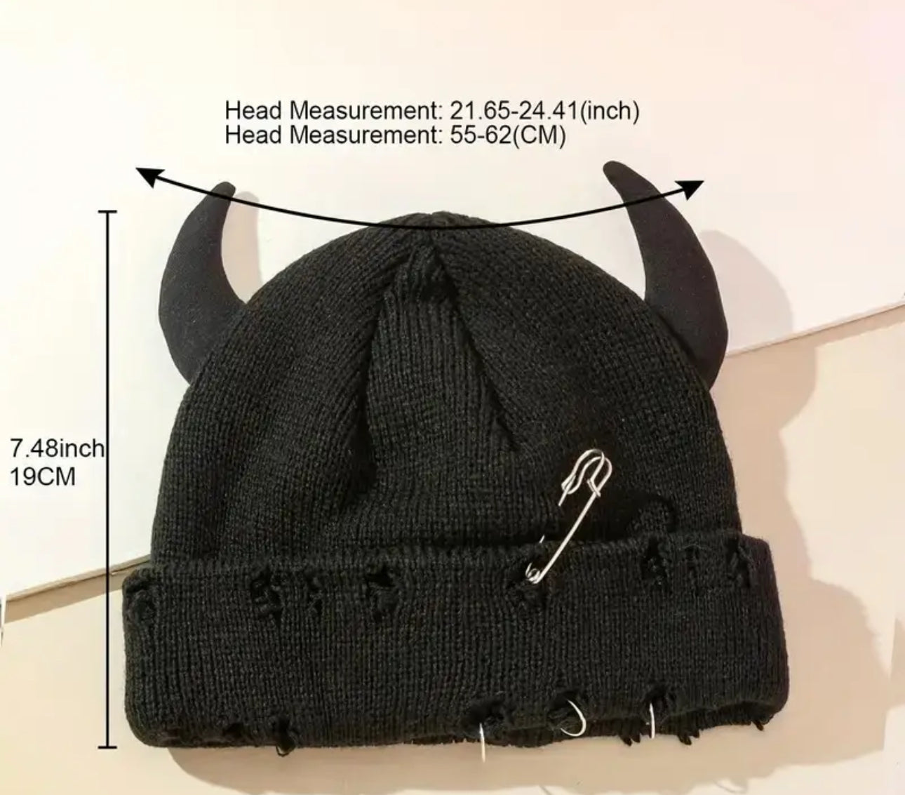 Devil Horn Beanie