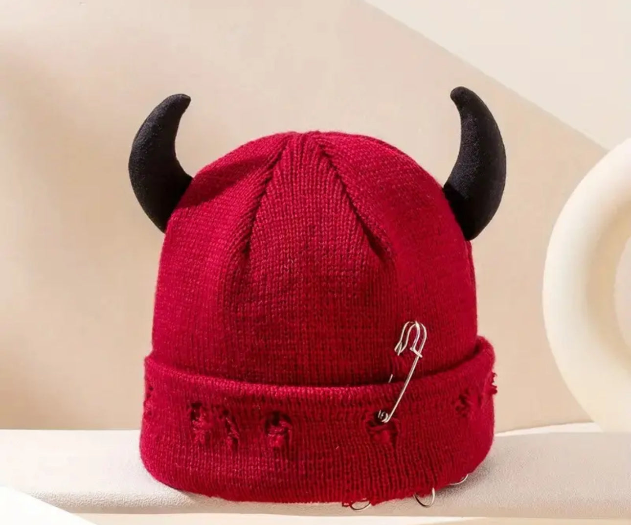 Devil Horn Beanie